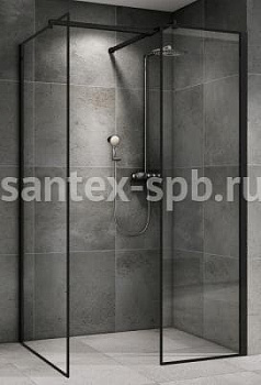 Душевая перегородка Abber AG67129B 120x90x200 Душевая перегородка Abber AG67129B 120x90x200