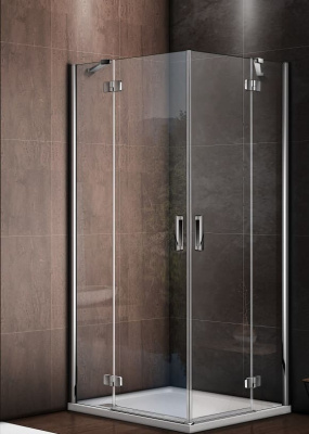 душевое ограждение bas сатурн - saturn cr 100x100