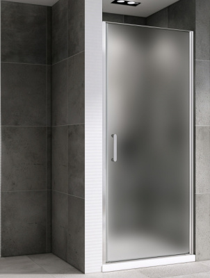 душевая дверь в нишу abber ag04060m 60x195 распашная матовая