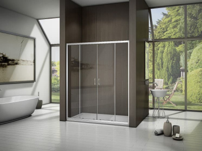 душевые двери в нишу bas latte wtw-td 170х185