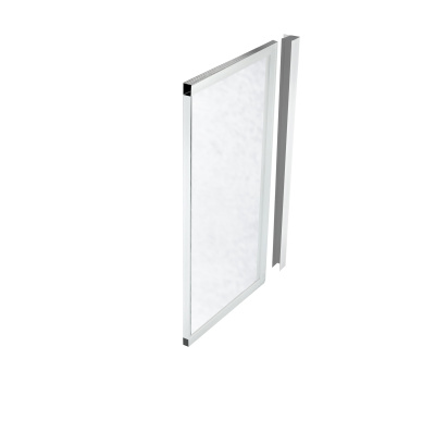 стеклянная шторка тритон для угловой ванны 1500x700