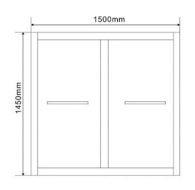 шторка для ванной bandhours moon 150