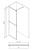 душевая перегородка abber immer offen ag60100b 100x200