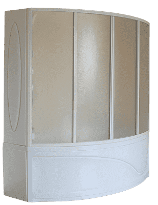 шторка для ванной bas николь(пластик)