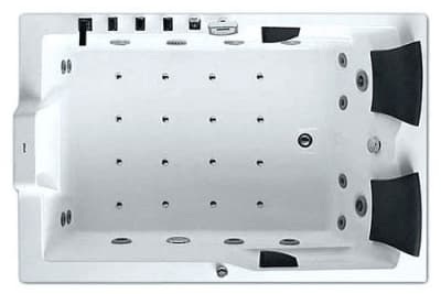 акриловая ванна с гидромассажем gemy g9061k 180х120