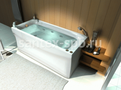 акриловая ванна акватек альфа 150х70