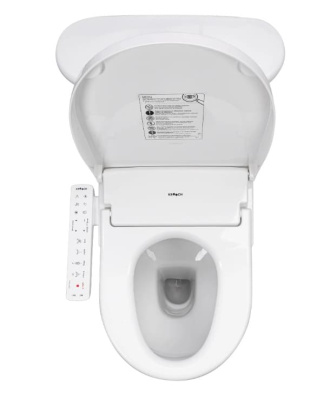 крышка-биде для унитаза электронная krooch slim aero удлиненная