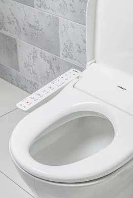 крышка-биде для унитаза электронная krooch slim aero удлиненная