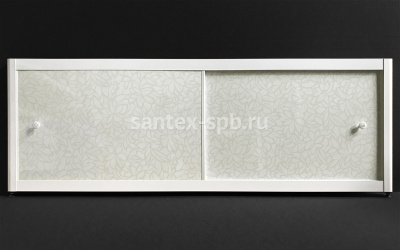 Экран под ванну A-Screen Luxe РАПСОДИЯ БЕЛЫЙ, размер 150 - 170
