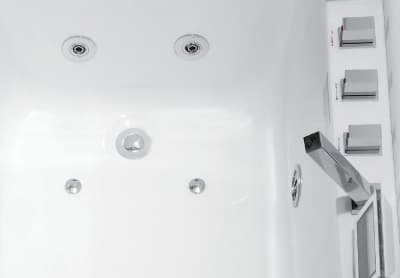 акриловая ванна с гидромассажем gemy g9066-ii o 171х86