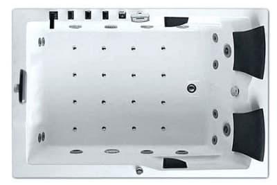 акриловая ванна с гидромассажем gemy g9061 new o 180х120