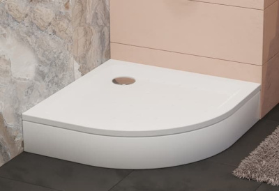 душевой поддон угловой низкий rgw style p 90x90