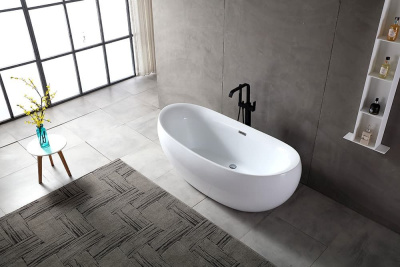 акриловая ванна abber ab9236 отдельностоящая