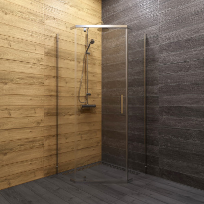 душевое ограждение трапеция тритон дека 90x90