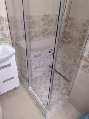 душевое ограждение прямоугольное glassware type-52 120x80