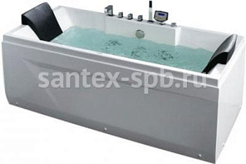 Акриловая ванна с гидромассажем Gemy G9065 K 175х85