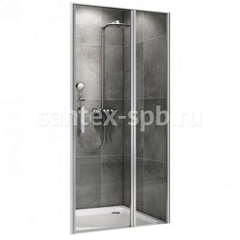 Душевая дверь в нишу ABBER AG04130S 130x195 распашная Душевая дверь в нишу ABBER AG04130S 130x195 распашная