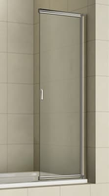 Шторка для ванны стеклянная RGW SC-40 в сдвинутом состоянии