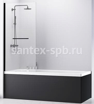 Перегородка на ванну неподвижная ABBER Immer Offen AG70100B