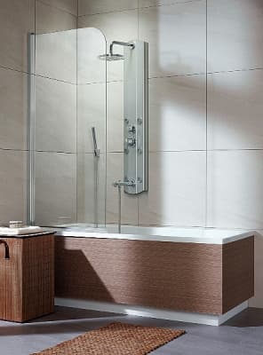 шторка для ванны стеклянная radaway eos pnj 70