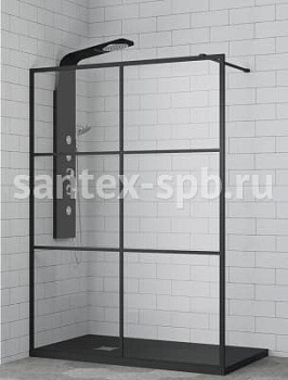 Душевая перегородка RGW WA-11B 900x2000 чёрная Душевая перегородка RGW WA-11B 900x2000 чёрная