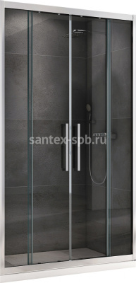 Душевая дверь в нишу ABBER AG33160H 160x195 раздвижная