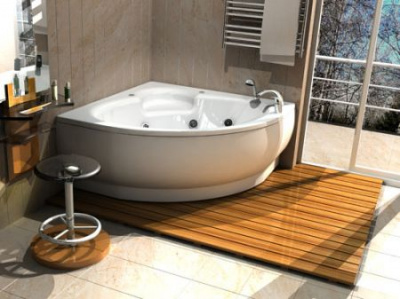 акриловая ванна акватек калипсо 146x146