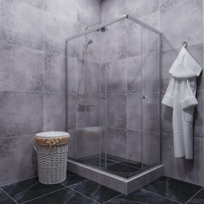 душевой уголок прямоугольный тритон вента 100x80