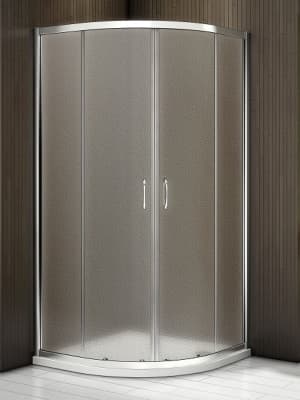 душевое ограждение без поддона bas latte r 90х90 прозрачное
