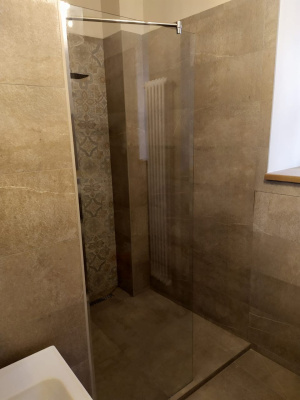 душевая перегородка стеклянная woterglass type-62-2