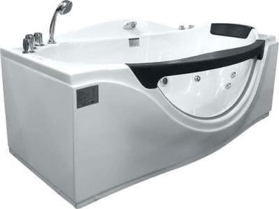 акриловая ванна с гидромассажем gemy g9072 b 170х92