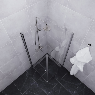 душевое ограждение квадратное тритон форта 90x90