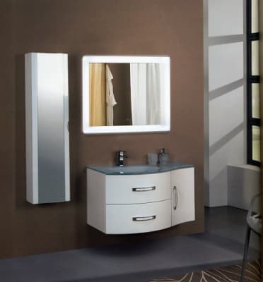 зеркало для ванны relax с led подсветкой 80х60