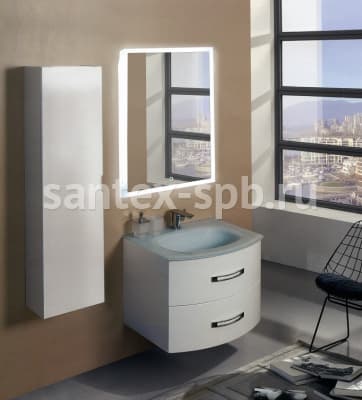 зеркало для ванны sevilla с led подсветкой 60х80