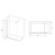 душевая перегородка rgw wa-010b 100x195 чёрная