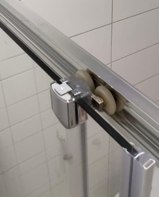 душевое ограждение прямоугольное type-50 110x80 хром/прозрачная