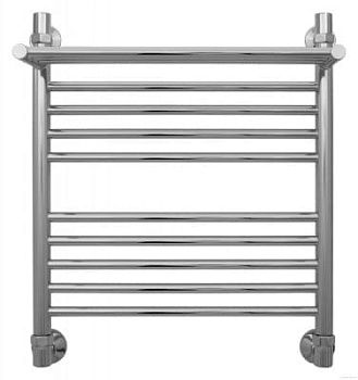 Полотенцесушитель водяной Сунержа Богема 600х500 с полкой, Хром Полотенцесушитель водяной Сунержа БОГЕМА с полкой 600х500