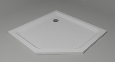 душевой поддон пятиугольный низкий rgw lux-tn tr 100x100