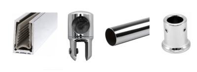 душевая перегородка стеклянная woterglass type-65-2