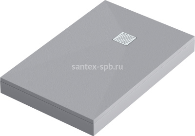 Душевой поддон из искусственного камня Essentia 1500х700 ГРАФИТ