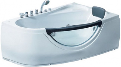акриловая ванна с гидромассажем gemy g9046-iib l/r