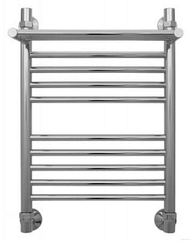 Полотенцесушитель водяной Сунержа Богема 600х400 с полкой, Хром Полотенцесушитель водяной Сунержа БОГЕМА с полкой 600х400