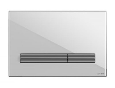 инсталляция с унитазом в комплекте cersanit link pro + carina co dpl eo slim + pilot стекло белый