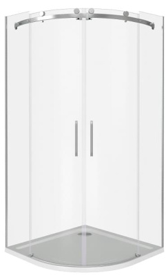 душевое ограждение bas altair-r-td (альтаир) 100x100