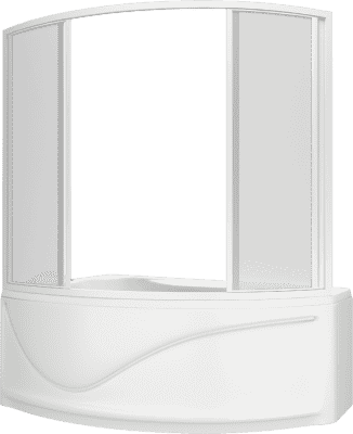 шторка для ванной bas николь(пластик)