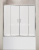 Шторка для ванны стеклянная регулируемая Belbagno UNIQUE VF-2 150-180x145 матовая