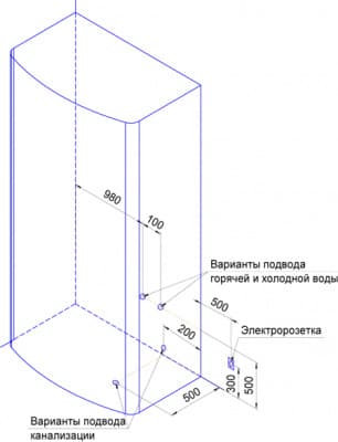 душевая кабина радомир диана 1