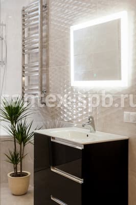 зеркало для ванны relax с led подсветкой 80х60