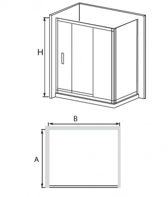 душевая дверь rgw cl-11 80x185