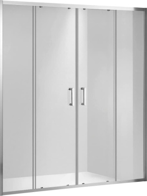 душевая дверь gemy s30192a 150x190